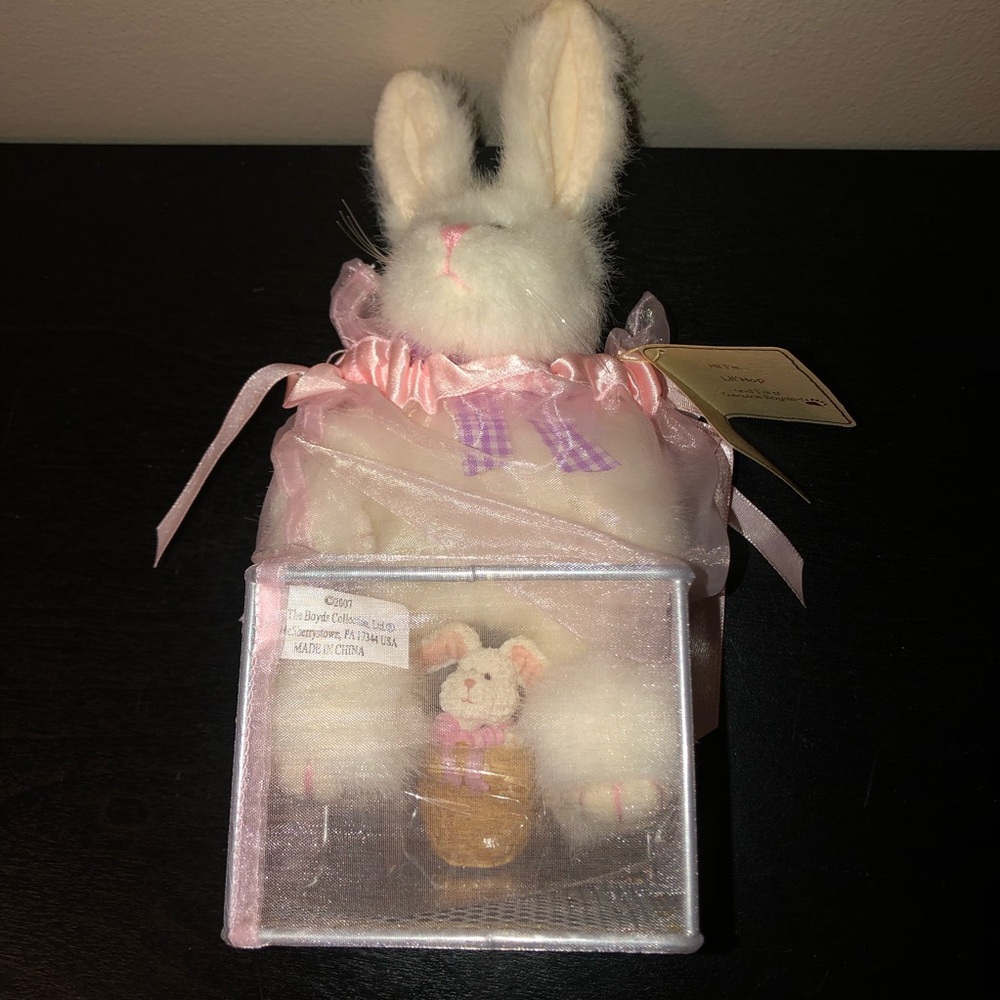 ❌SOLD❌Boyd’s Bear”Lil Hop”Bunny fromHB’s Heirloom Series NWT/Ornament no box - Picture 5 of 12
